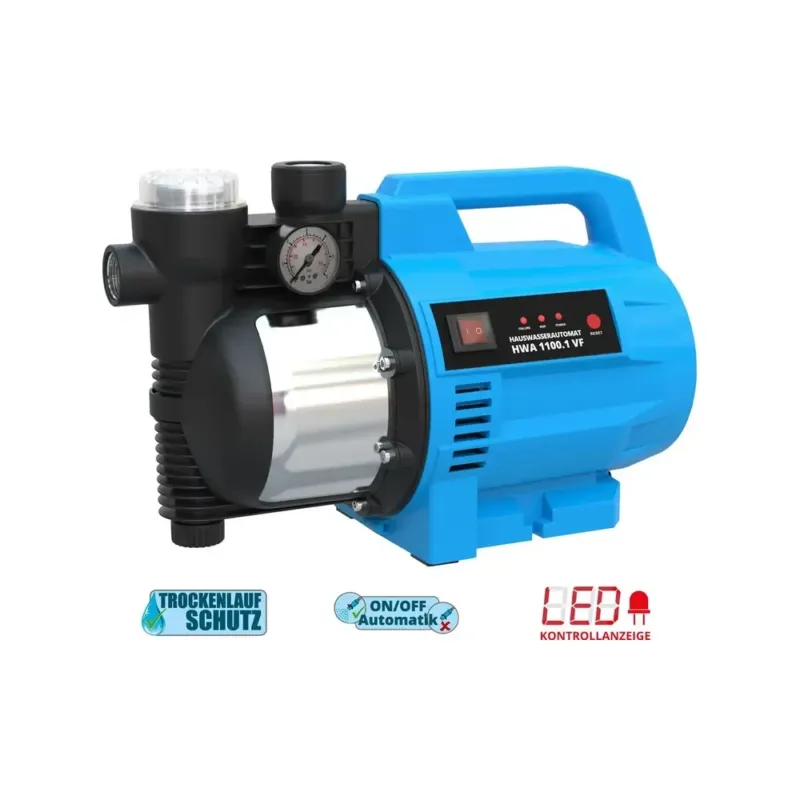 Güde HWA 1100.1 VF intelligens házi vízellátó 76 - 0 l/perc 0 - 46 m 230 V Árcsökkenés