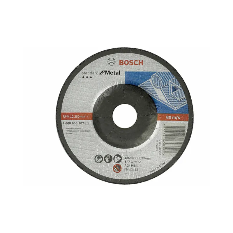 Azonnal elérhető Bosch Standard for Metal A 24 P BF csiszolókorong 125 x 22,23 x 6 mm